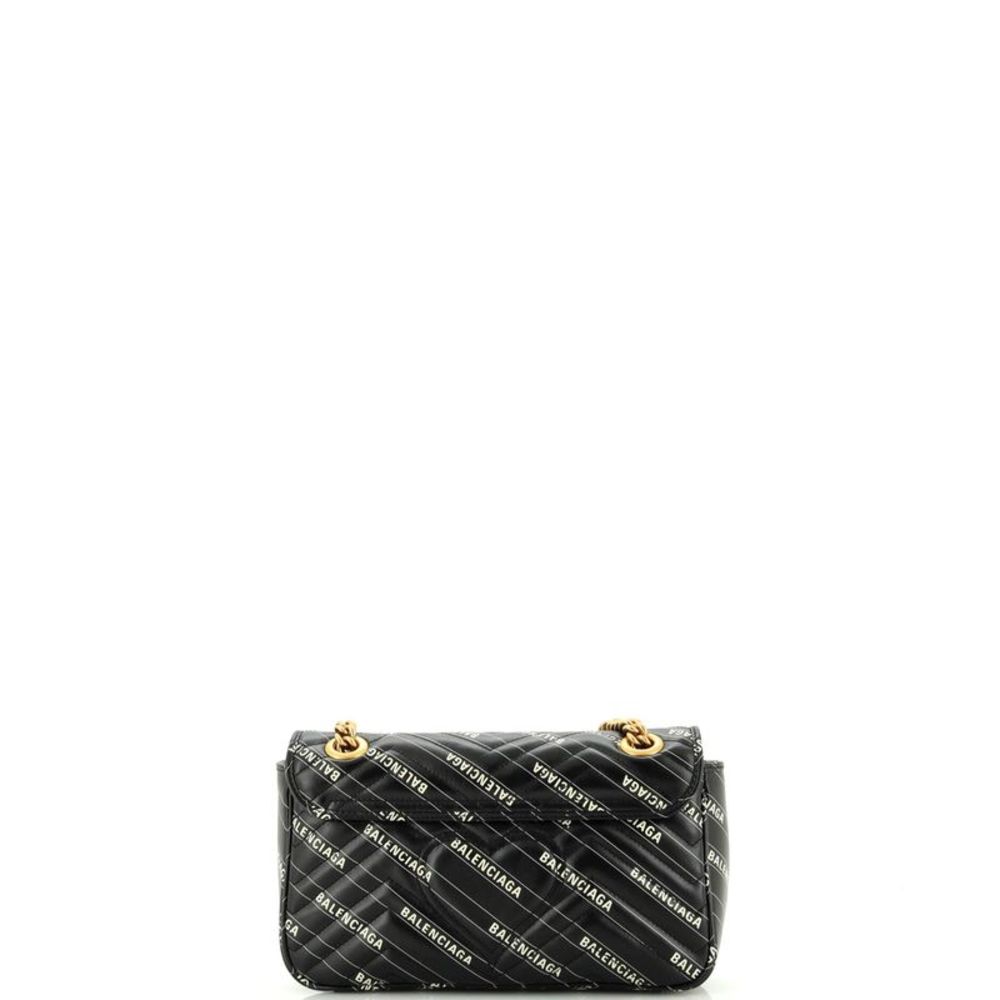 Gucci x Balenciaga The Hacker Project GG Marmont Flap Bag Printed Matelasse Leat - Picture 4 of 9